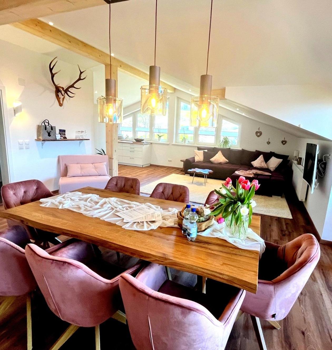 23 Neu Erbaute Ferienwohnung Mit Schloss- Und Panoramablick Halblech-Buching Exterior foto
